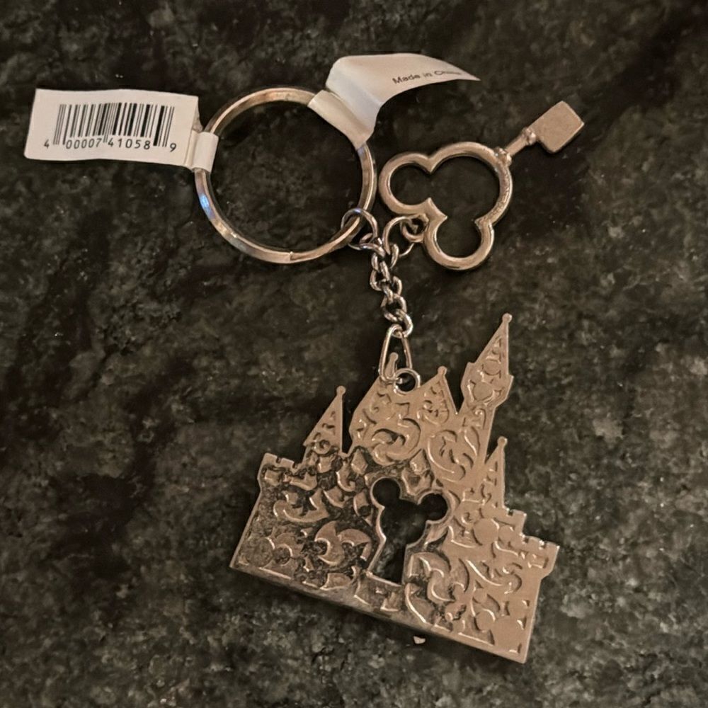 magic kingdom castle key chain